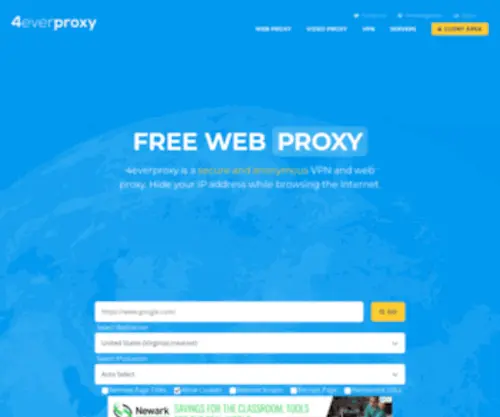 4Everproxy.com(Proxy) Screenshot