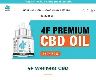 4FCBD.com(4F Wellness CBD) Screenshot