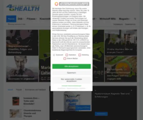 4G-Health.com(Nahrungsergänzung) Screenshot