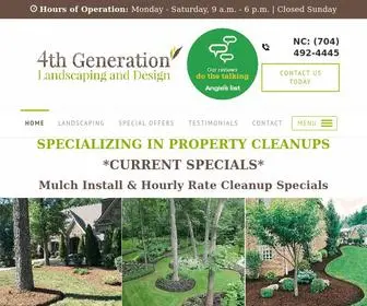 4Glandscaping.com(Landscaping Services) Screenshot