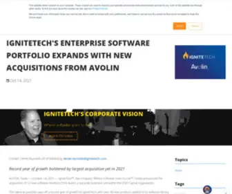 4Gov.com(IgniteTech's Enterprise Software Portfolio Expands With New Products From Avolin) Screenshot