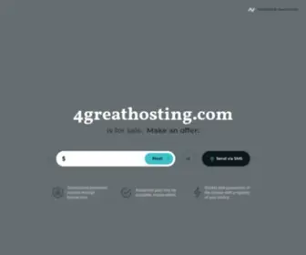 4Greathosting.com(4greathosting) Screenshot