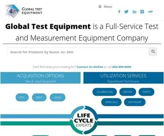4Gte.com(Global Test Equipment is a Full) Screenshot