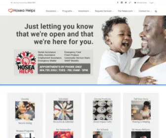 4Hosea.com(Human Services Since 1971) Screenshot