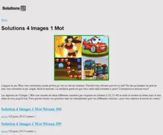 4Images1Mot.org(4 images 1 mot) Screenshot