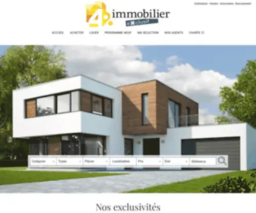 4Immobilier.immo(Agences immobilières à frais réduits) Screenshot