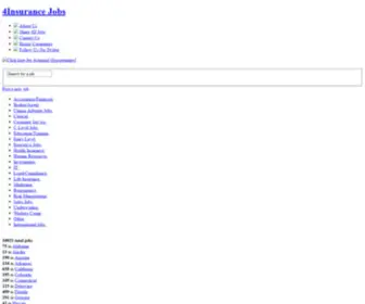 4Insurancejobs.com(Insurance jobs) Screenshot