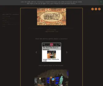 4Kahunas.com(4 Kahunas Tiki Lounge) Screenshot