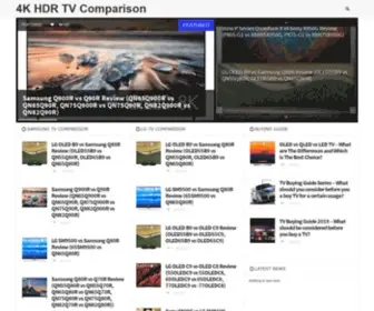 4KHDRTvcomparison.com(TV Review and Comparison) Screenshot