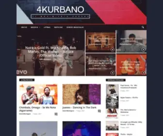 4Kurbano.net(Reggaeton, Musica urbana, Trap Latino) Screenshot