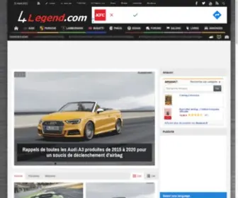4Legend.com(News Audi) Screenshot