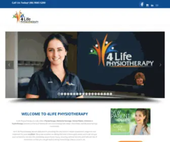 4Lifephysiotherapy.com.au(Mandurah Physiotherapist) Screenshot