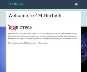 4Mbiotech.com(4M BioTech) Screenshot