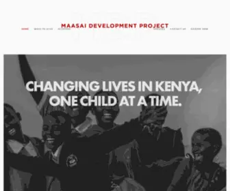 4MDP.org(Maasai Development Project) Screenshot