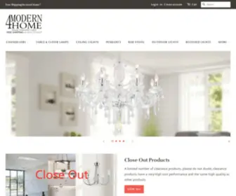 4Modernhome.com(Chandelier store of Lighting fixture) Screenshot