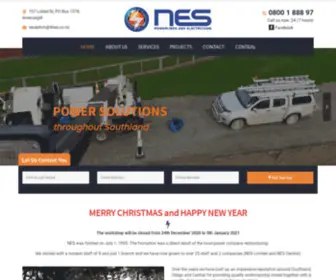 4Nes.co.nz(Powerlines and Electricians) Screenshot