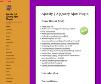 4NF.org(A jQuery Ajax Plugin) Screenshot
