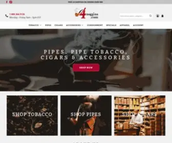 4Noggins.com(Was founded as a Vermont company specializing in quality pipe tobacco and accessories. Our tobacco) Screenshot