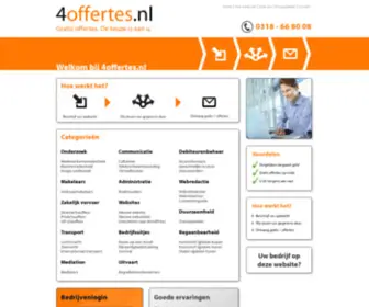 4Offertes.nl(Gratis 4 offertes op maat) Screenshot