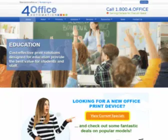 4Office-Printers.ca(4 Office Automation Ltd) Screenshot