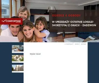 4Ogrody.pl(Nowe mieszkania na sprzedaż w Szczecinie) Screenshot