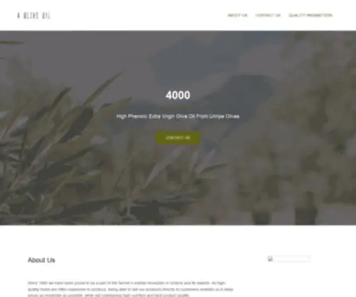 4Oliveoil.com(Superior Quality Olive Oil) Screenshot