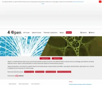 4Open-Sciences.org(4open) Screenshot