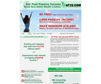4P2U.com(Network marketing) Screenshot