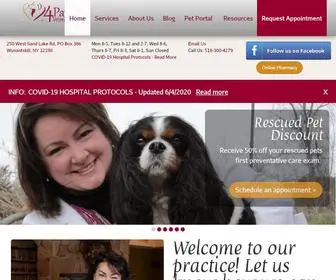 4Pawsanimal.com(4 Paws Veterinary Care) Screenshot