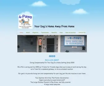 4Pawsdogdaycare.com(4Pawsdogdaycare) Screenshot