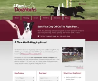 4Pawsdogworks.com(4Pawsdogworks) Screenshot