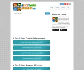 4Pics1Wordanswers.org(4 Pics 1 Word Answers & Cheats) Screenshot
