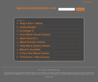 4Pics1Wordsolutions.com(Word Game Answers) Screenshot