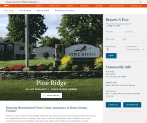 4Pineridge.net(Pine Ridge) Screenshot
