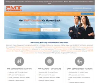 4Pmti.com(Best PMP Training Bootcamp from Certification Prep Leaders) Screenshot