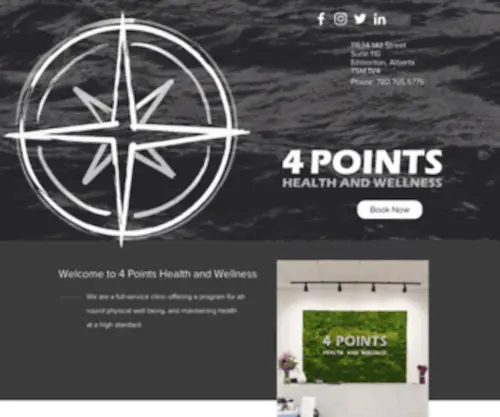 4Pointshealth.com(Chiropractor) Screenshot