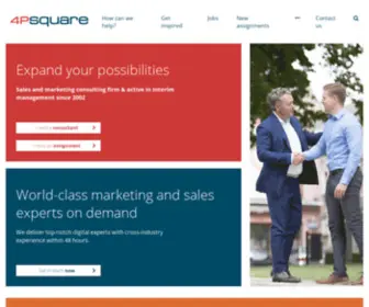 4Psquare.com(Interim Management & Strategy Consulting) Screenshot