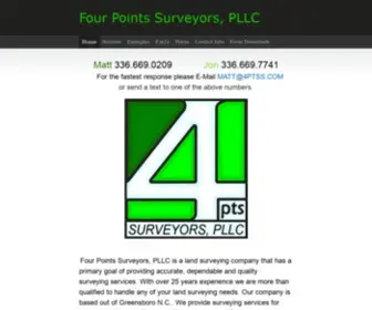 4PTSS.com(Four Points Surveyors) Screenshot