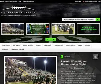 4Quartersonline.com(The New Home for High School Football In the Tallahassee) Screenshot