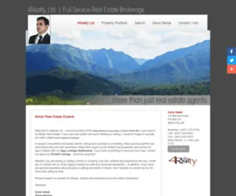 4Realtybelize.com(Belize Real Estate Experts) Screenshot