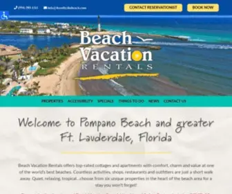4Rentbythebeach.com(Beach Vacation Rentals) Screenshot