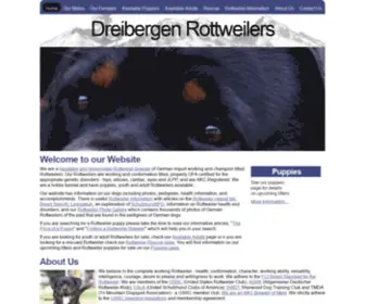 4Rottweilers.com(Dreibergen Rottweilers) Screenshot