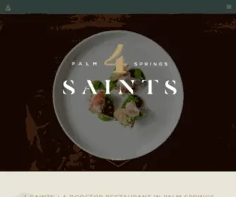 4Saintspalmsprings.com(Rooftop Bar) Screenshot