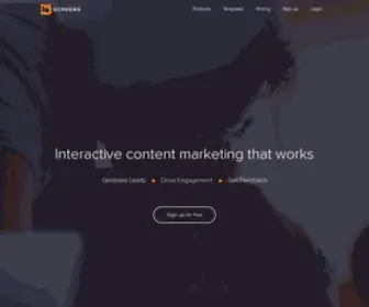 4Screens.net(Interactive content marketing that works) Screenshot