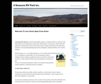 4SeasonsrvParkarizona.com(4 Seasons RV Park Inc) Screenshot