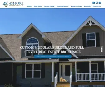 4Shorehomes.com(4 Shore Homes & Realty) Screenshot