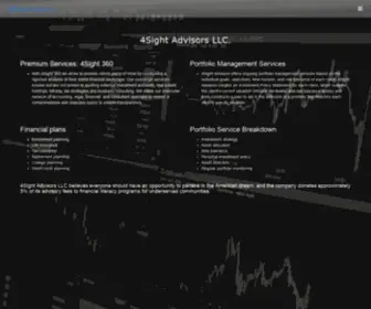 4Sightadv.com(4Sight Advisors LLC) Screenshot