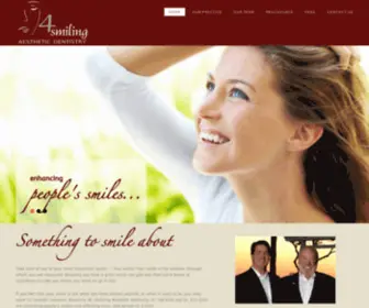 4Smiling.com(4Smiling Aesthetic Dentistry) Screenshot