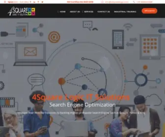 4Squarelogic.com(Get Instant quality leads and business growth.4 Square Logic IT Solutions) Screenshot