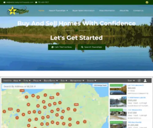 4Starrealtynorthwoods.com(Buying & Selling Homes In The Northwoods) Screenshot